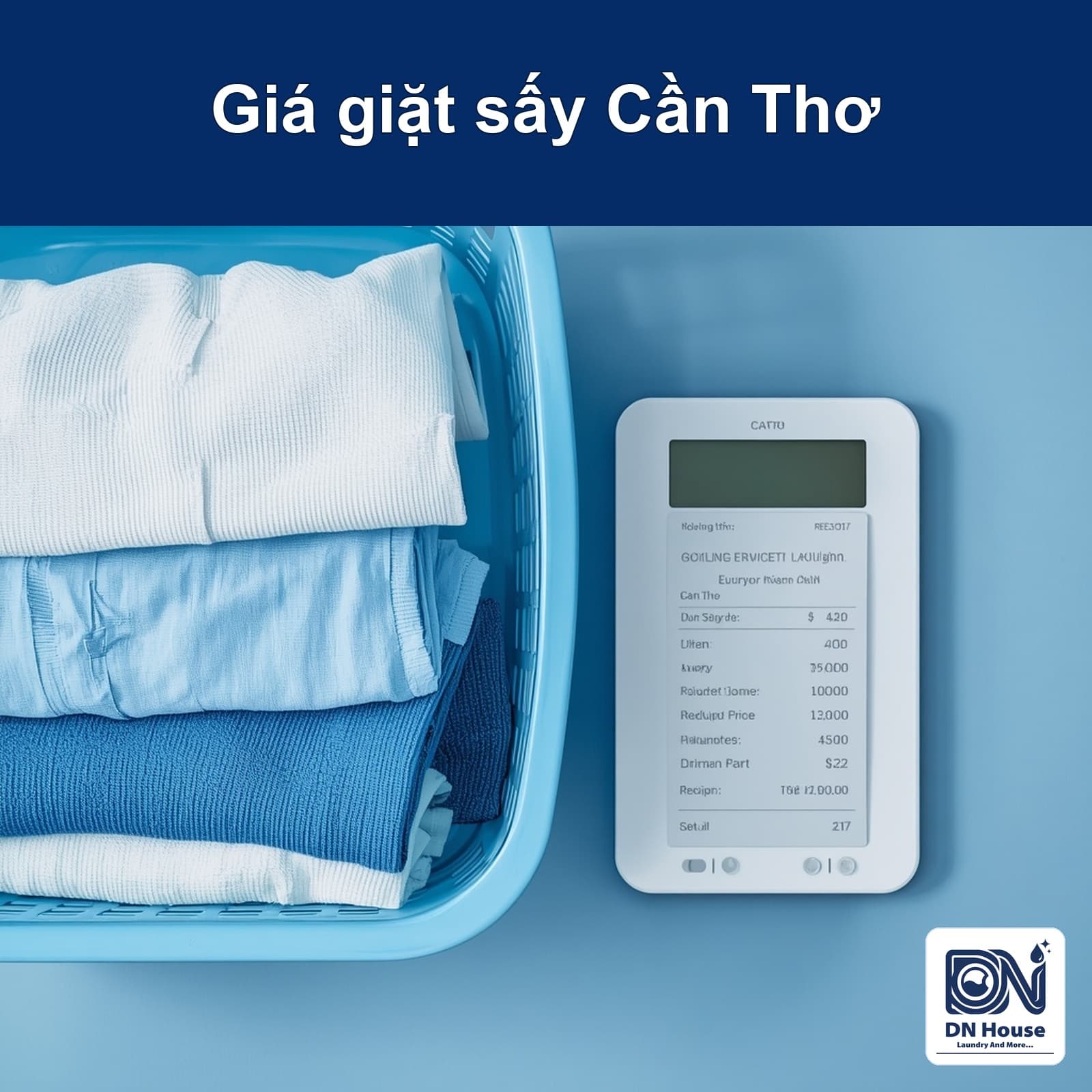 Giá giặt sấy ở Cần Thơ tính theo kg như thế nào?