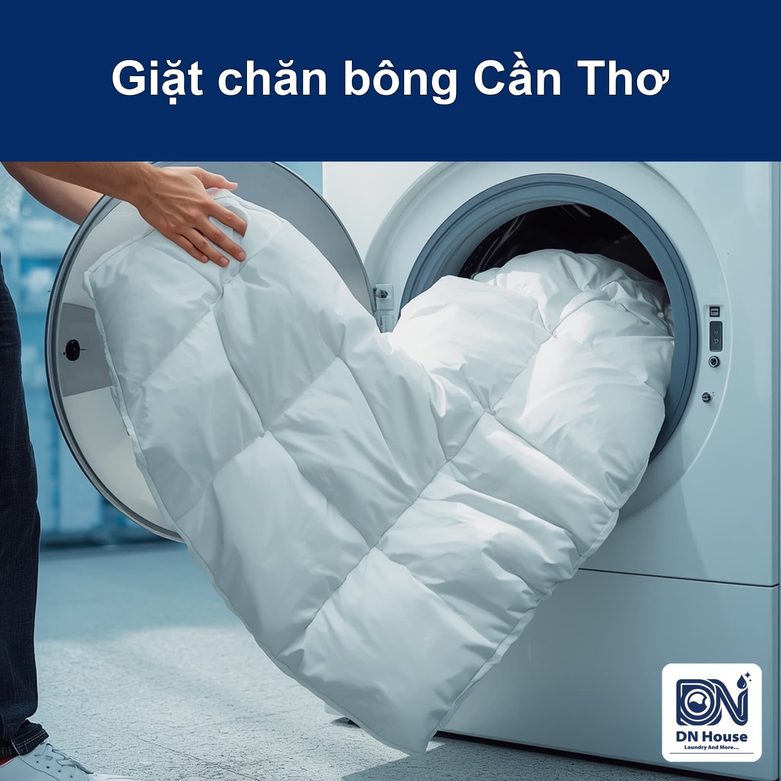 Giặt chăn bông tại Cần Thơ sao cho không vón và không ám mùi?