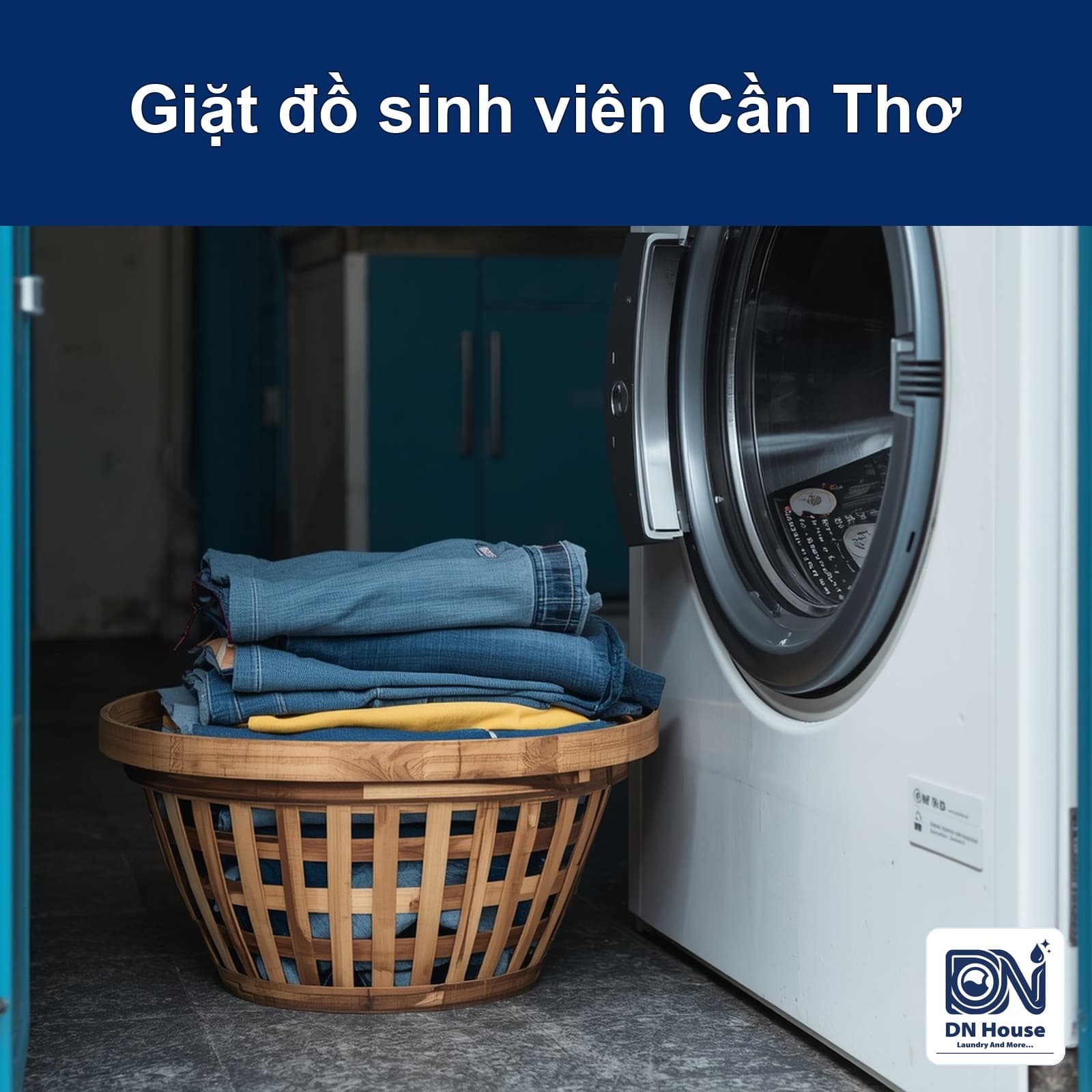 Dịch vụ giặt đồ cho sinh viên Cần Thơ: cách tiết kiệm theo kg