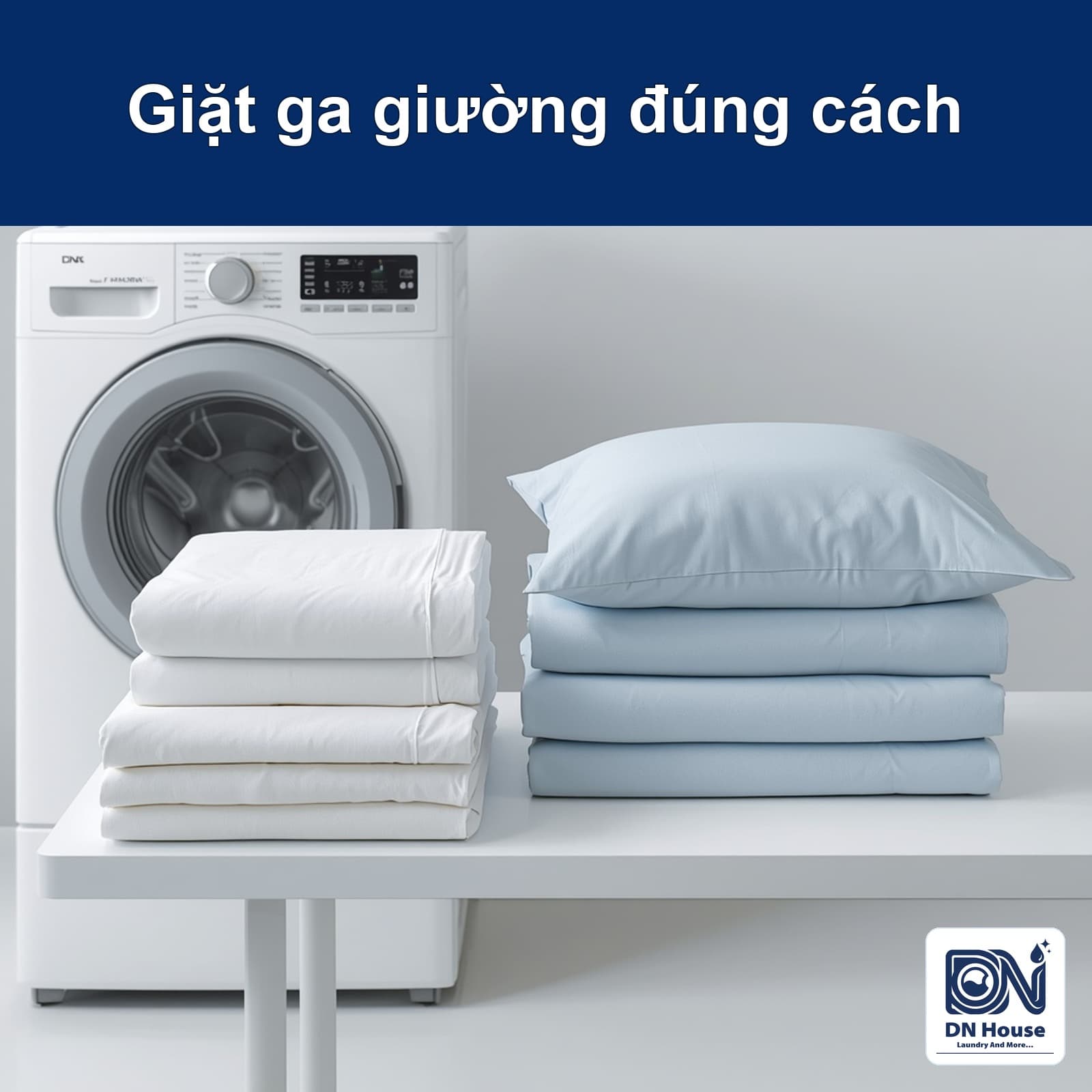 Bao lâu nên giặt ga giường, drap và vỏ gối một lần?