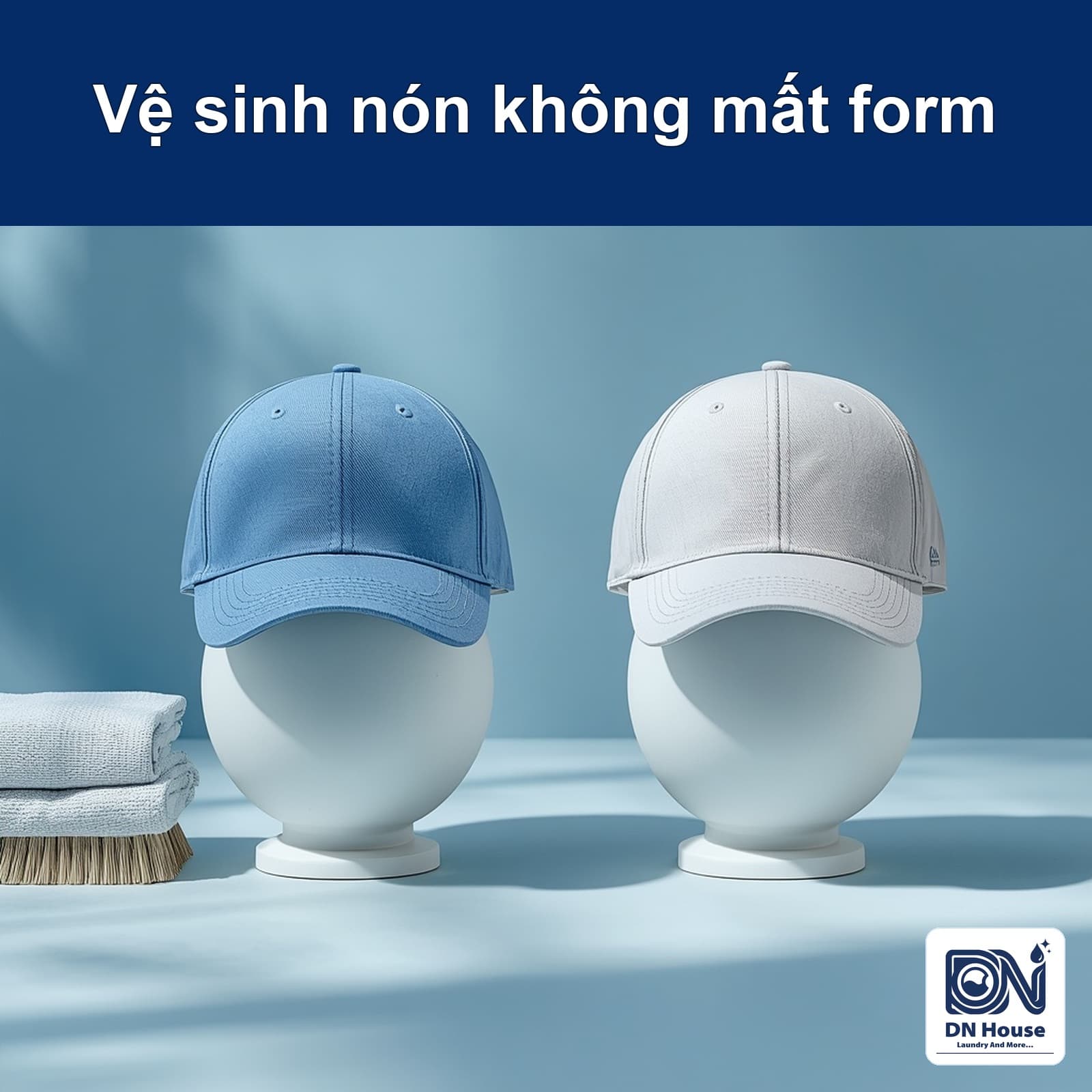 Vệ sinh nón kết, nón vải sao cho không mất form