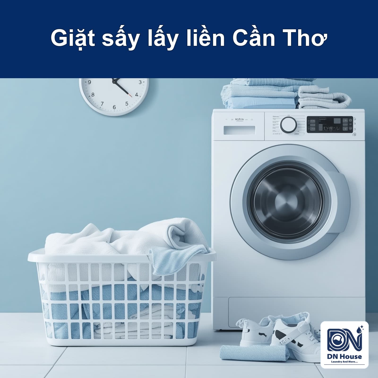 Giặt sấy lấy liền tại Cần Thơ mất bao lâu?