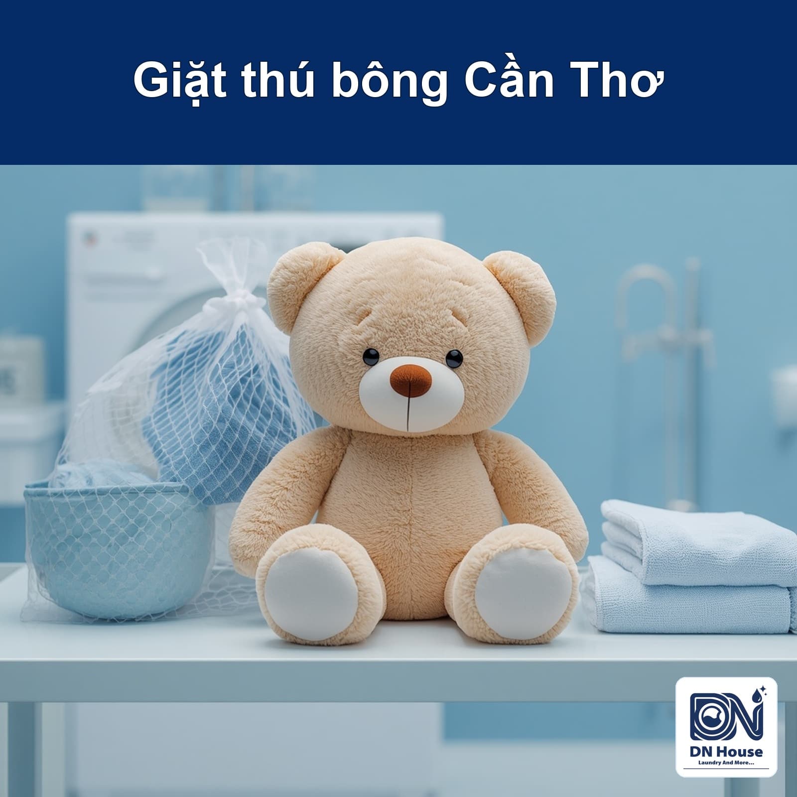 Giặt thú bông tại Cần Thơ: làm sạch mà không biến dạng