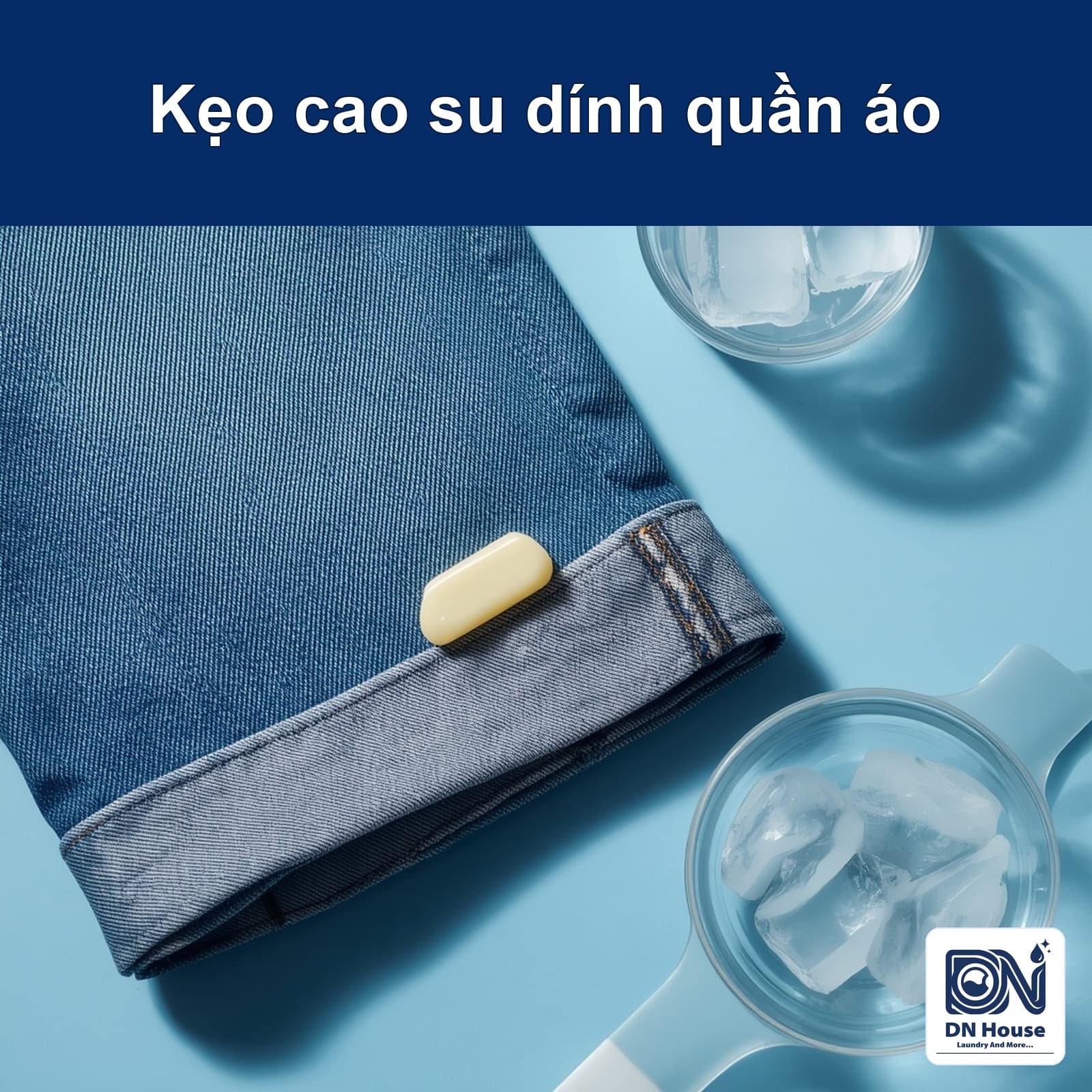Kẹo cao su dính vào quần áo: cách gỡ mà không rách vải