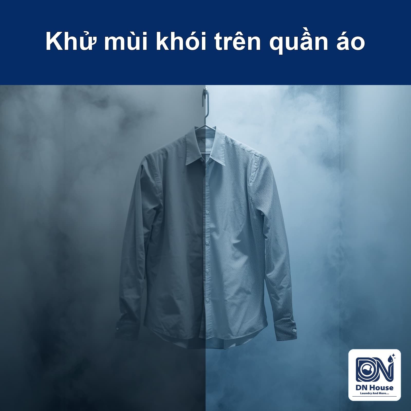Cách khử mùi khói thuốc, khói bếp bám trên quần áo