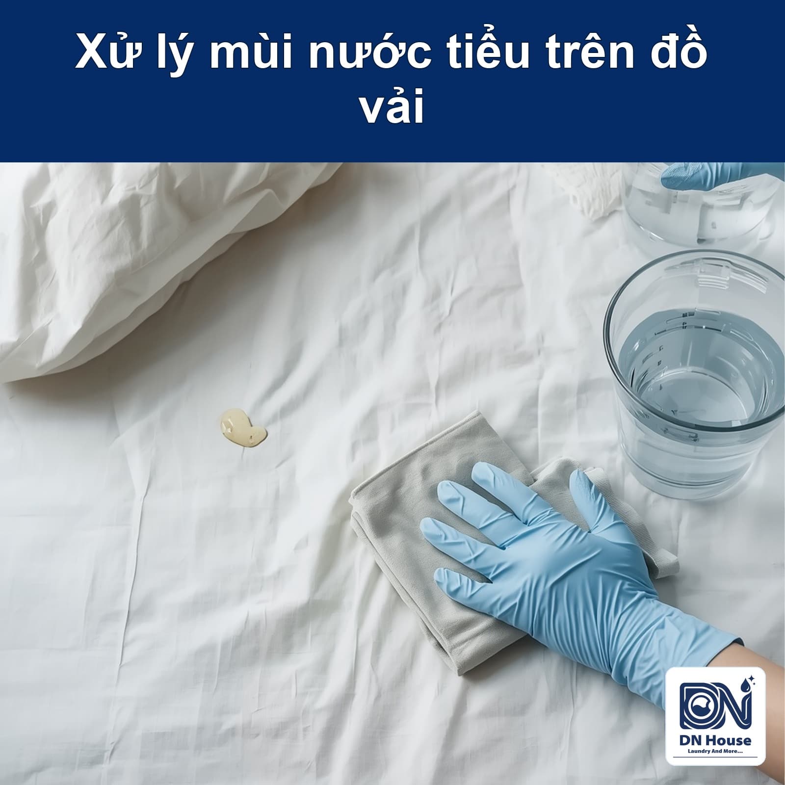 Cách xử lý mùi nước tiểu trên quần áo, ga giường và chăn