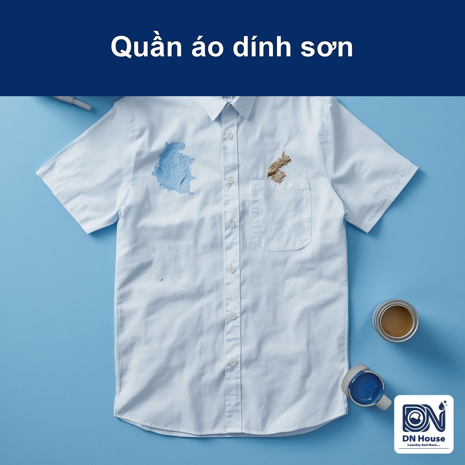 Quần áo dính sơn nước hoặc sơn dầu: khi nào không nên tự tẩy?